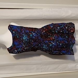 Forever 21 Blue and Red Dress Size S WITH POCKETS